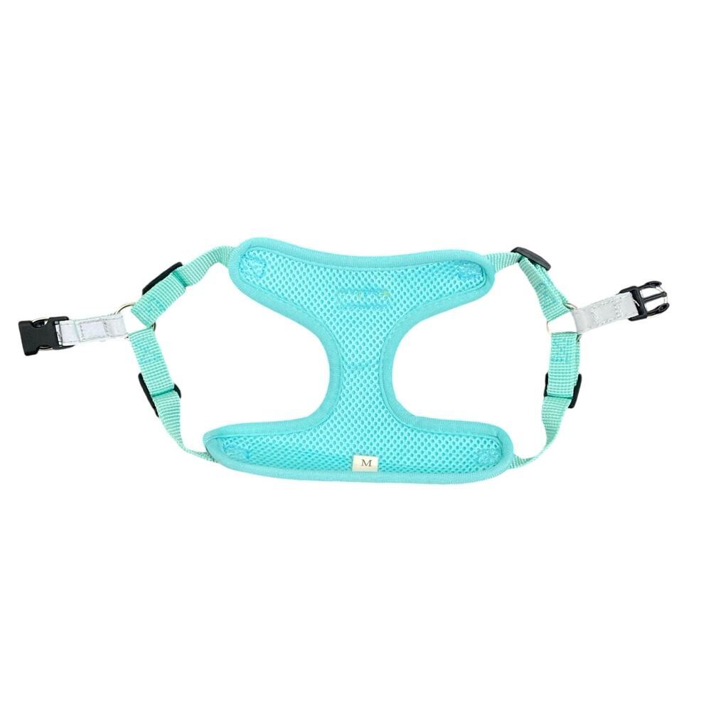 Dinosaur Pattern Reflective Dog Harness in Green, Size M​ - Picture 3 of 6